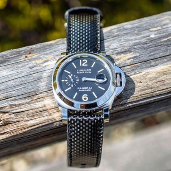 Custom Bands for Panerai Carbon Fiber Gunny Straps